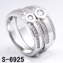 Мода Белый Стерлингового Серебра 925 Обручальное Кольцо (С-6925. Jpg)в